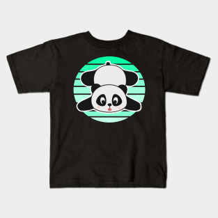 Panda Sunset Kids T-Shirt - Panda sunset by FromBerlinGift